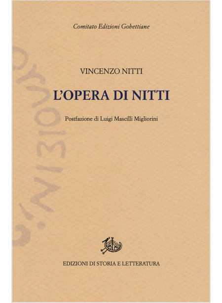 OPERA DI NITTI (L')