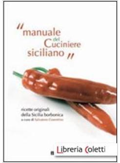 MANUALE DEL CUCINIERE SICILIANO (IL)