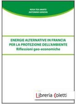 ENERGIE ALTERNATIVE IN FRANCIA PER LA PROTEZIONE DELL'AMBIENTE. RIFLESSIONI