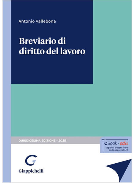 BREVIARIO DI DIRITTO DEL LAVORO