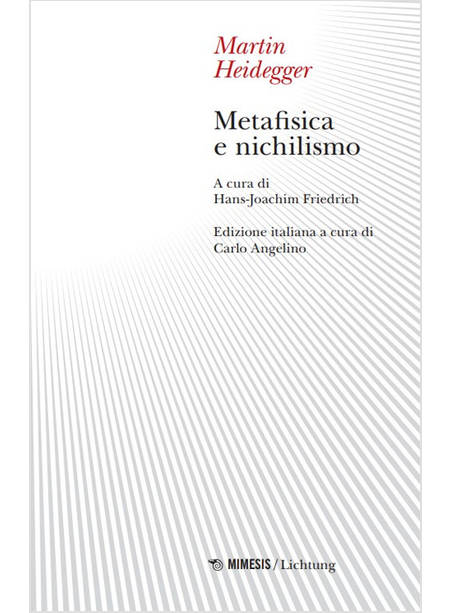 METAFISICA E NICHILISMO