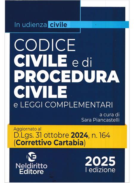 CODICE CIVILE E DI PROCEDURA CIVILE 2025 MINOR