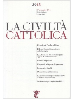 LA CIVILTA' CATTOLICA 3945 01 NOVEMBRE 2014