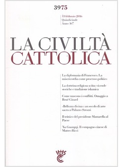 LA CIVILTA' CATTOLICA 3975 13 FEBBRAIO 2016 LA DIPLOMAZIA DI FRANCESCO